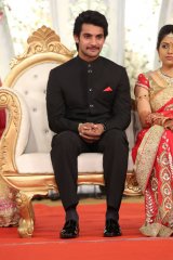 Hero Aadi Wedding Reception Photos